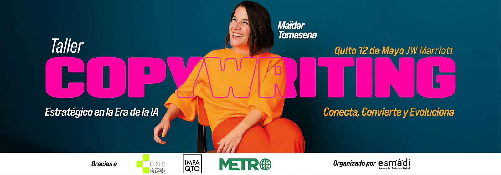 Taller de Copywriting Estratégico en la Era con IA con Maïder Tomasena